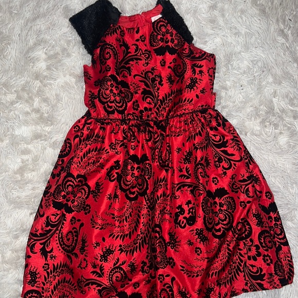 Size 10- Wonder Nation Red and black dress - Picture 1 of 3